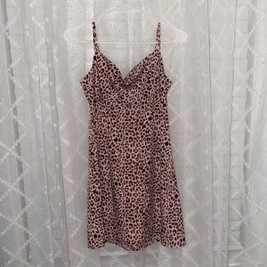 NEW Pink Cheetah Mini Dress